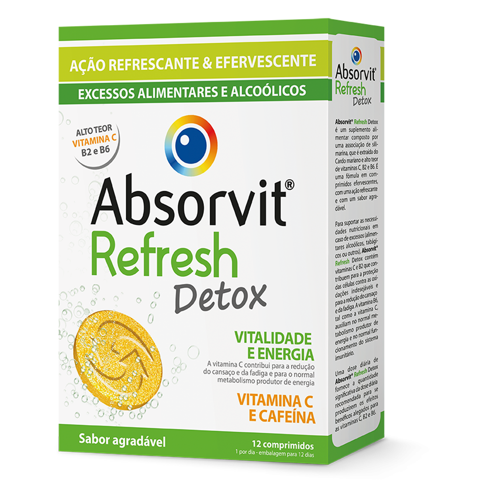 Absorvit Refresh 12 Comprimidos Efervescentes - Farmácia Garcia