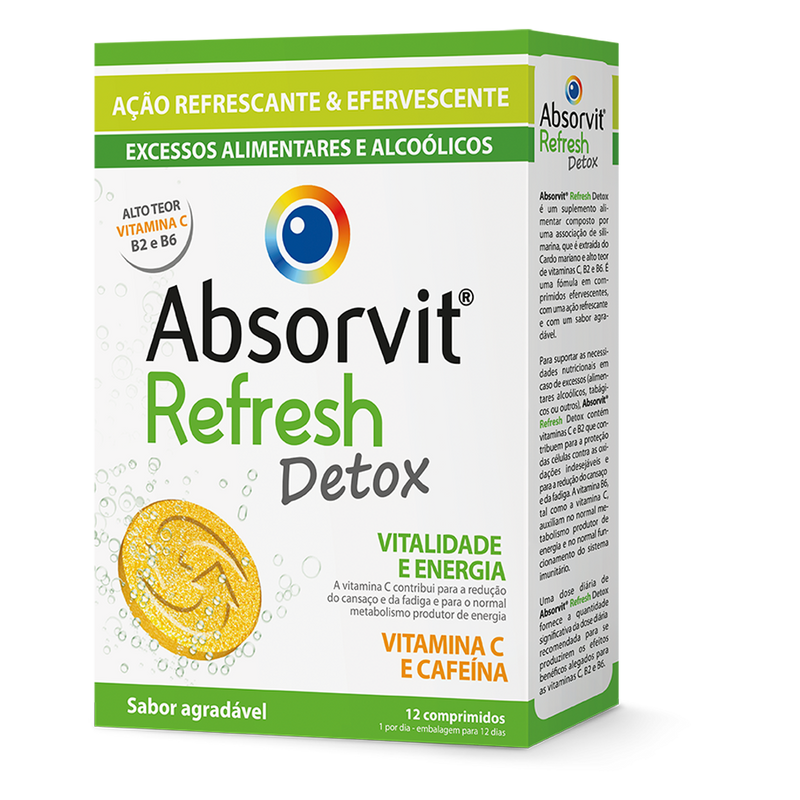 Absorvit Refresh 12 Comprimidos Efervescentes - Farmácia Garcia