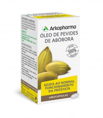 Arkocápsulas Óleo de Pevides de Abóbora 50 Cápsulas - Farmácia Garcia
