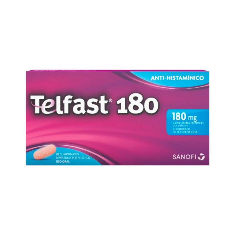 Telfast 180mg 20 Comprimidos - Farmácia Garcia