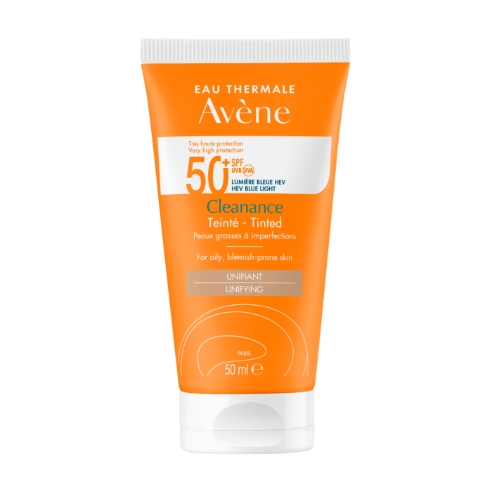 Avene Solar Spf50+ Cleanance com Cor 50ml - Farmácia Garcia