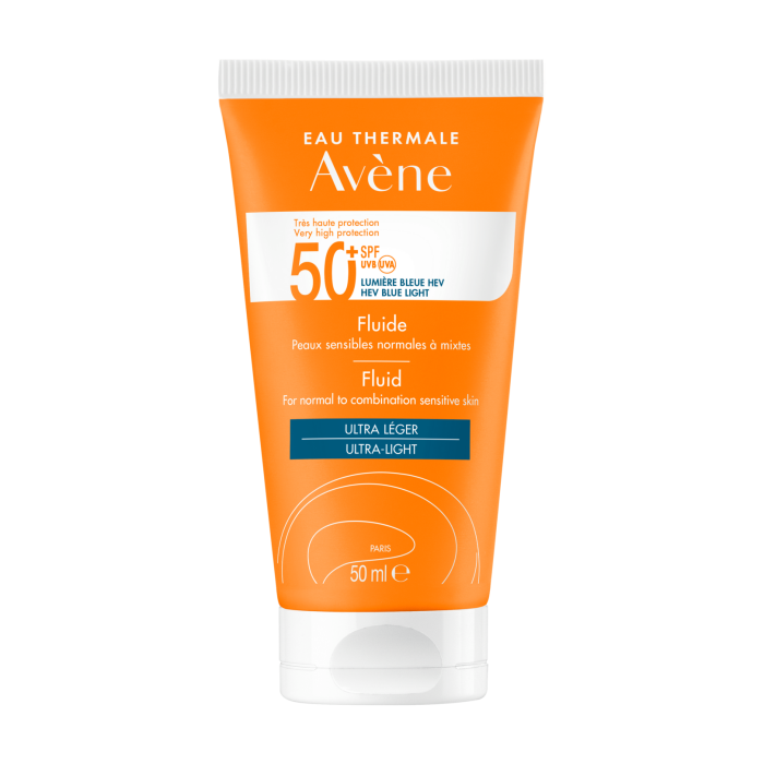 Avene Solar Fluído Spf50+ Pele Normal a Mista 50ml - Farmácia Garcia