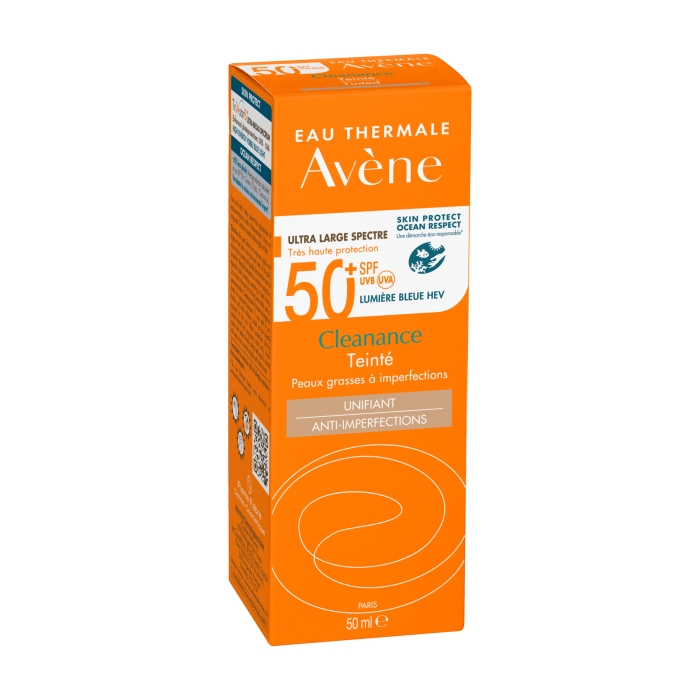 Avene Solar Spf50+ Cleanance com Cor 50ml - Farmácia Garcia