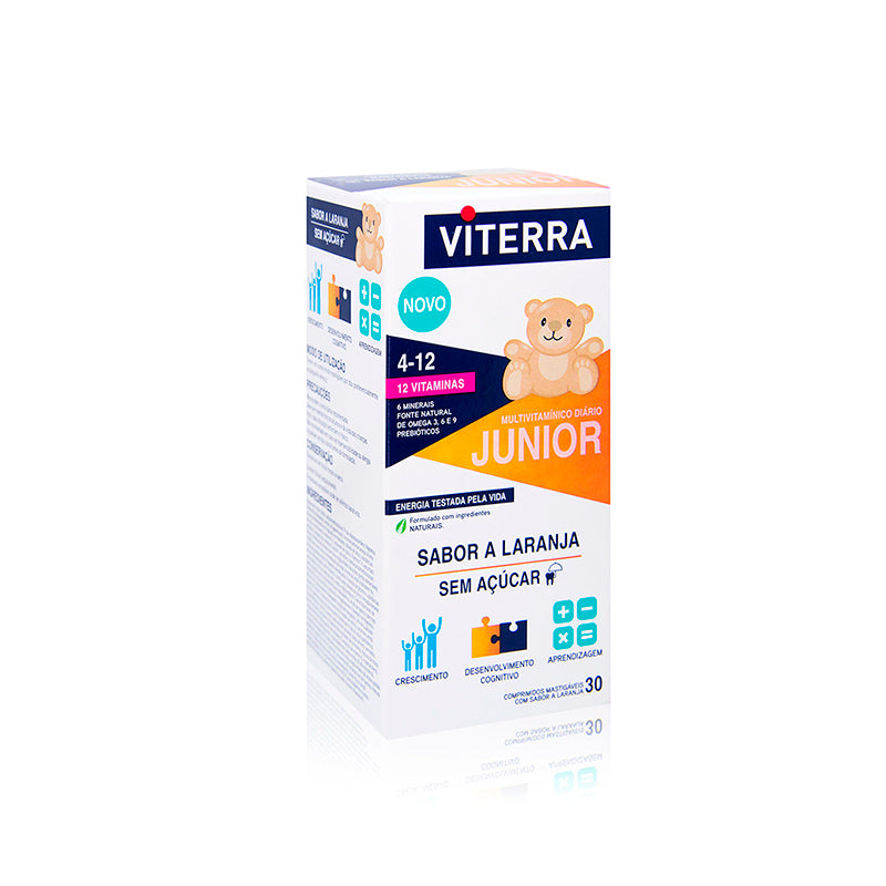 Viterra Junior Comprimidos Mastigáveis Laranja X30 - Farmácia Garcia