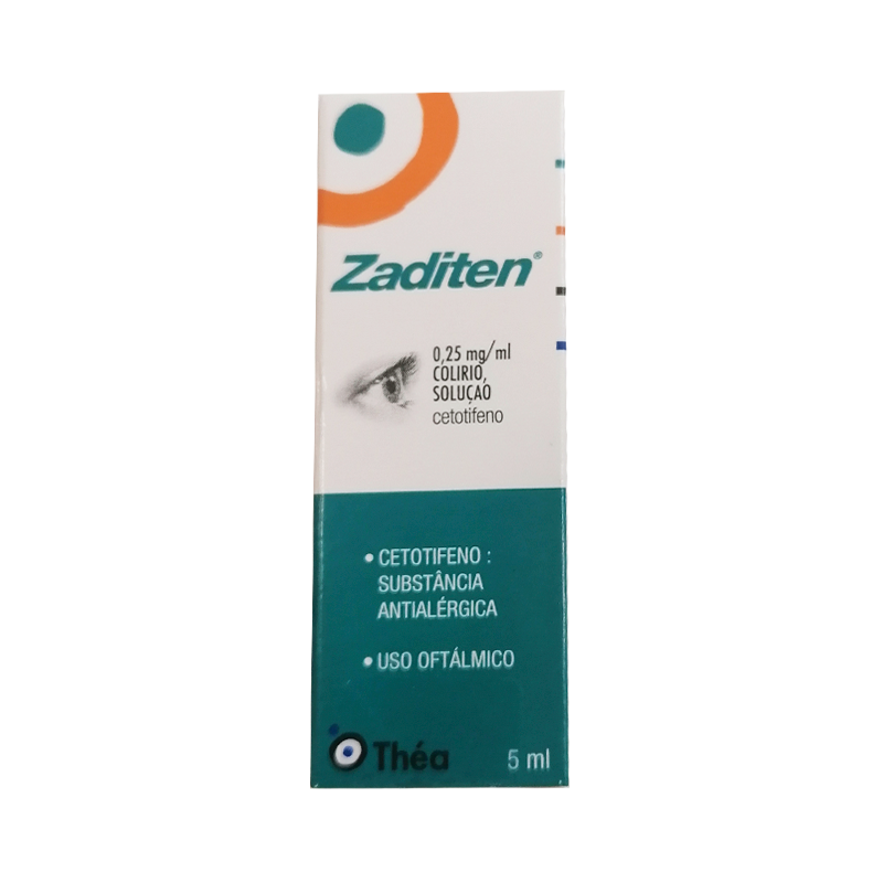 Zaditen 0,25mg/ml Colírio 5ml - Farmácia Garcia